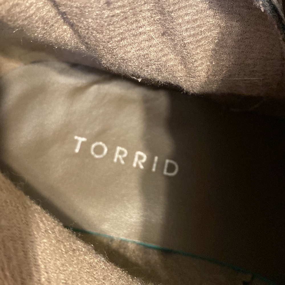 Torrid Grey STRAPPY SLOUCH MOTO BOOTS 9.5W - Picture 13 of 13